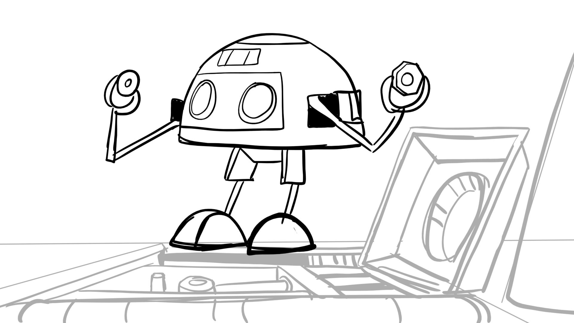 Fun with Nubs — Ep. 108, lámina 124, storyboard by Melissa Ballesteros